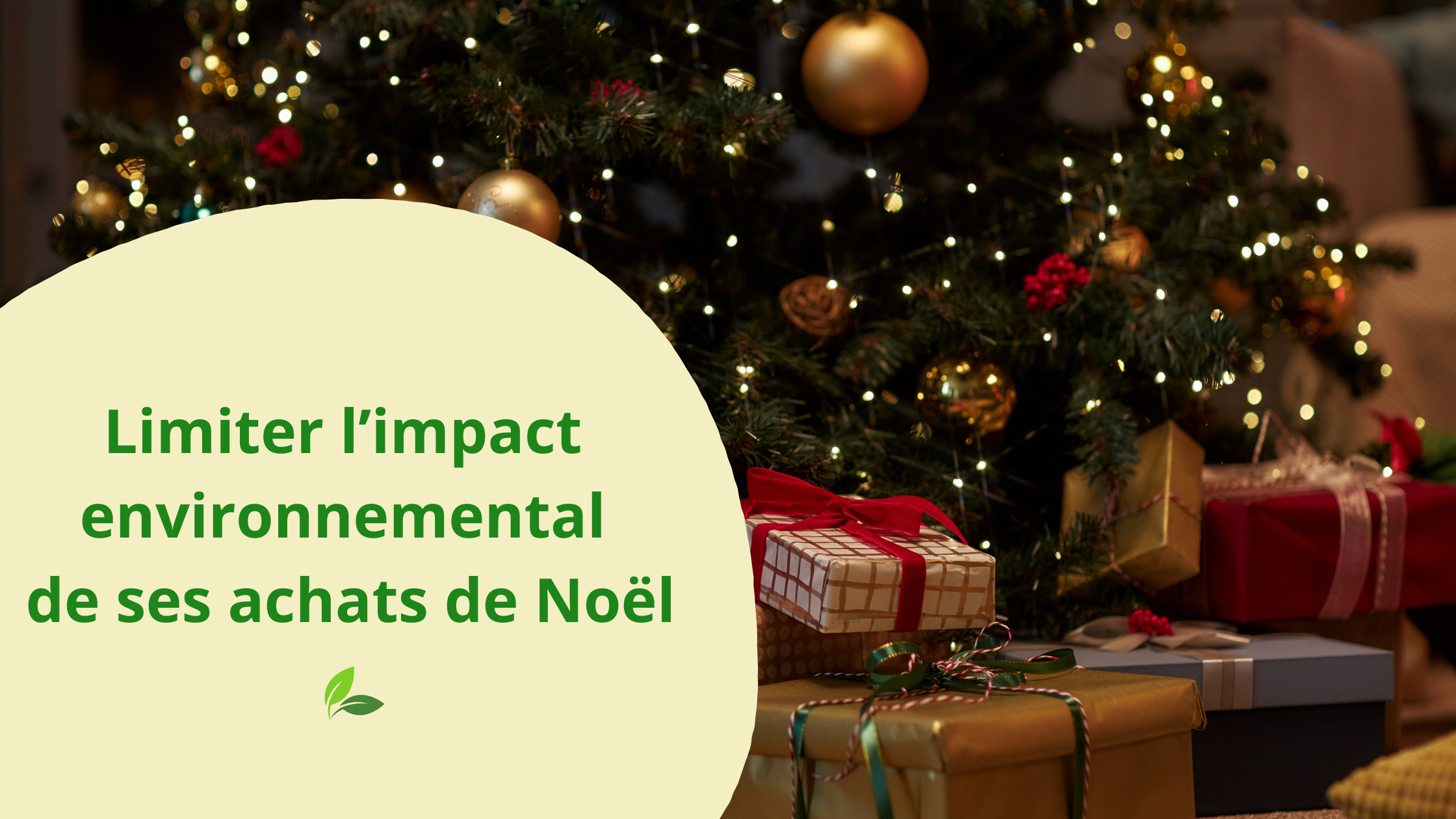 Image mise en avant pour Limiter l'impact environnemental de ses achats de Noël