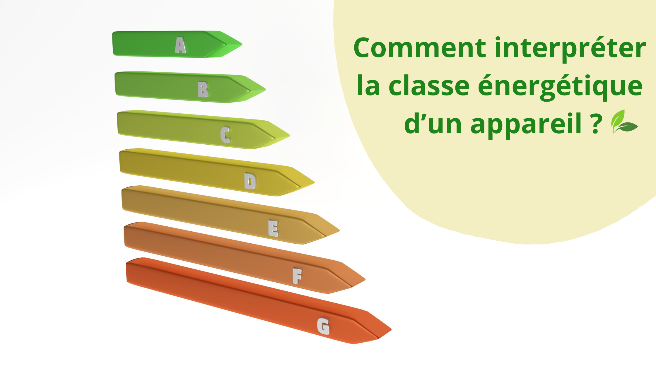 Comment interpréter la classe énergétique d’un appareil électrique ou électronique ?