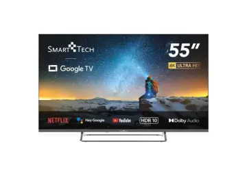 Image relative au Smart Tech TV 4K UHD 55 (139 cm) 55UG02V Smart TV Google TV HDMI USB HEVC Dolby Audio HDR 10 CHROMESCAST