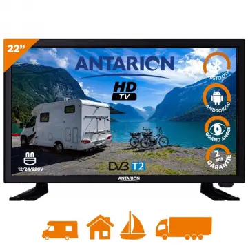 Image relative au ANTARION-TV LED 22" 55CM TÉLÉVISEUR FULL HD ANDROID SMART TV CAMPING CAR