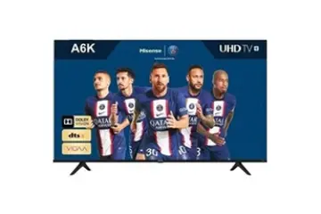 Image relative au Television TV HISENSE 43A6K TV LED 43108cm UHD 4K Dolby Vision Smart TV 3 HDMI Noi