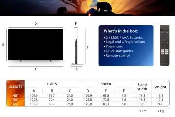 Image relative au PHILIPS-48OLED759
