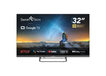 Image relative au SMART TECH-TV LED HD 32 (80 CM) SMART TV GOOGLE 32HG01V HDMI, USB, RÉSOLUTION: 1366 * 768