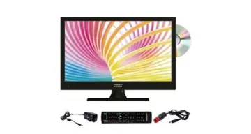 Image relative au Téléviseur 16 HD LED 220V 14W USB HDMI Noir