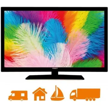 Image relative au tv led 22" 55cm full hd 12v camping-car bateau camion dvb-t2