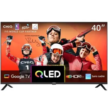Image relative au CHIQ L40QH7G Téléviseur QLED 40 pouces HDR 10Sans cadre Google TV Google Assistant Chromecast intégré HDR10&HLG