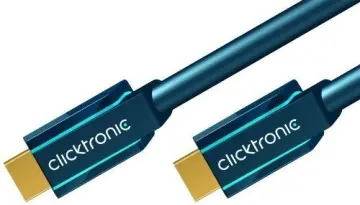 Image relative au Clicktronic câble High Speed HDMI with Ethernet (10 mètres)