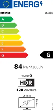Image relative au HISENSE-55A69K