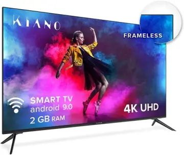 Image relative au SMART TV Kiano Elegance 50(127 cm) 4K UHD Triple Tuner Classe A Noir