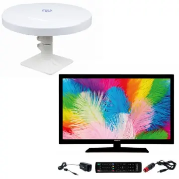 Image relative au Pack tv led 22" 55cm téléviseur full hd 12v + antenne tnt omnidirectionnelle