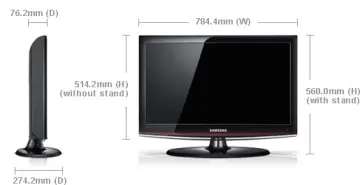 Image relative au SAMSUNG-LE32C450