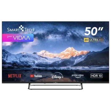 Image relative au TV LED 4K UHD 50 (126cm) Smart Tech - VIDAA Netflix, Prime Video, Disney+, Youtube - 3xHDMI - 2xUSB