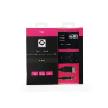 Image relative au Switch hdmi 4 entrées 1 sortie