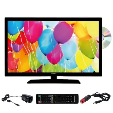 Image relative au téléviseur hd dvd slim led 21,5' 12v 24v 220v tuner 4k dvb-t2
