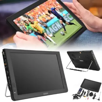 Image relative au Téléviseur portable 12 pouces DVB-T-T2 - DILWE - Résolution 1280x800 - Noir