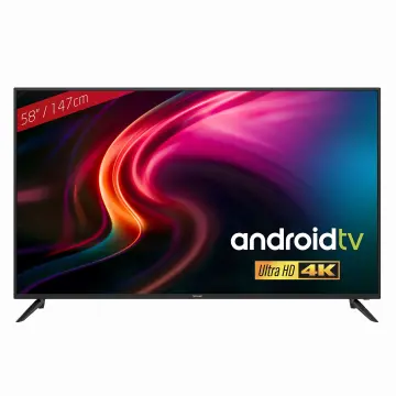Image relative au TV 58 pouces UHD 4K - Redline RT-58 - Ecran DLED, Wi-Fi, Smart TV