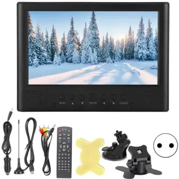 Image relative au TV analogique 12 V / ATV 9 pouces DVB-T / T2 TV numérique, auto / intérieur / extérieur