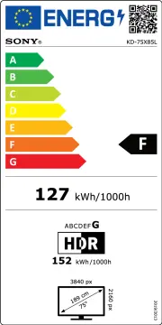 Image relative au SONY-KD75X85L